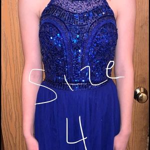 Short two piece prom dress